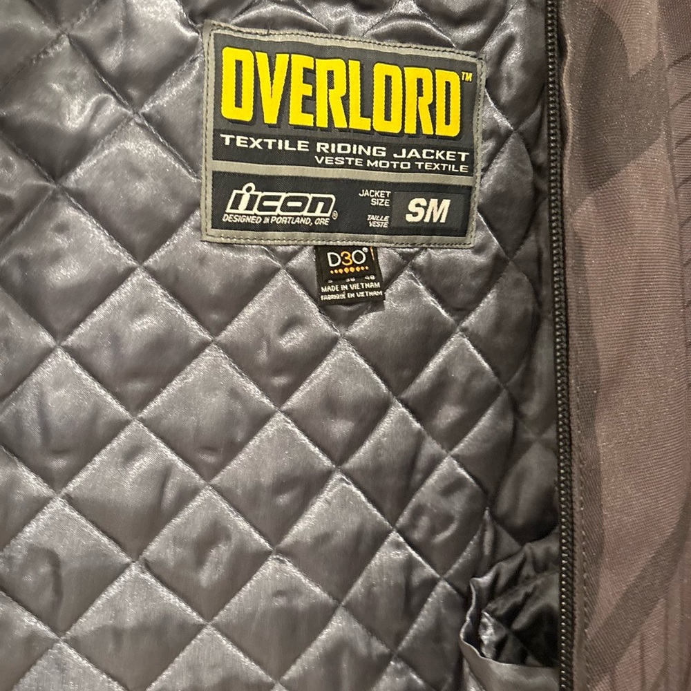 ICON Overlord Textile Riding Jacket - Gray - Picture 2 of 4